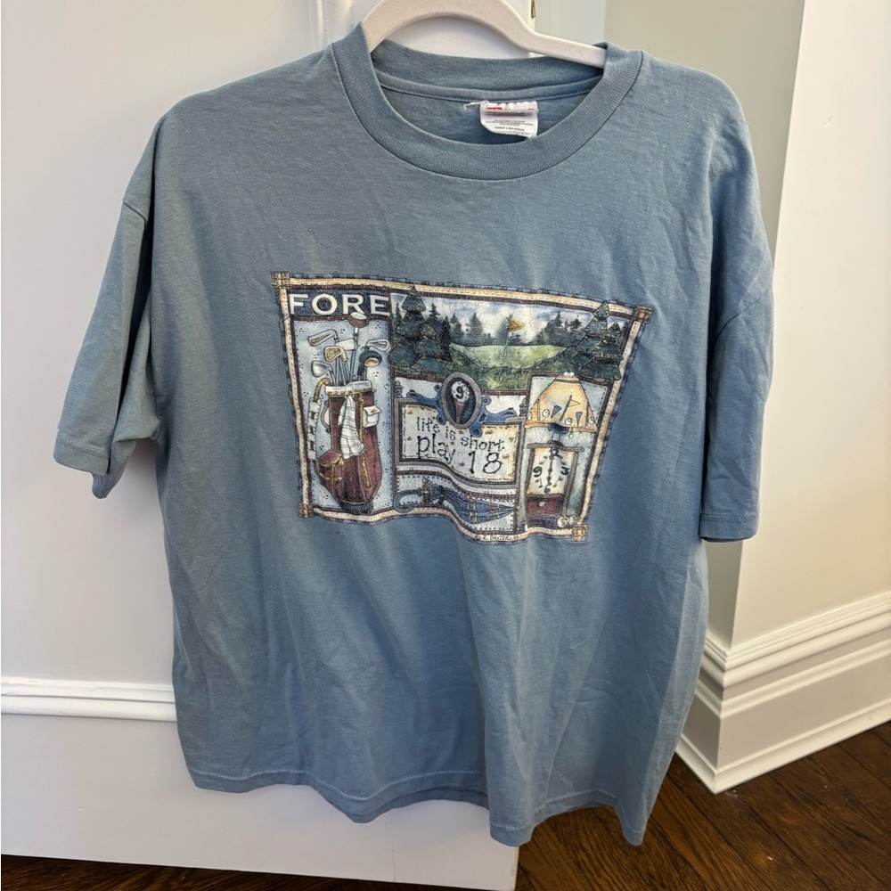 Vintage 90’s Hanes Golf Tee